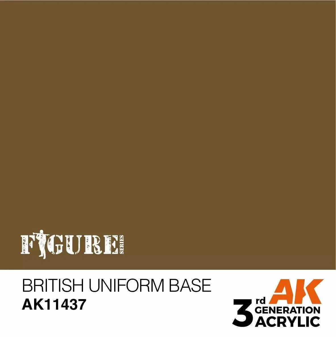 AK Interactive 3Gen Figures Acrylics - British Uniform Base 17ml - Gap Games