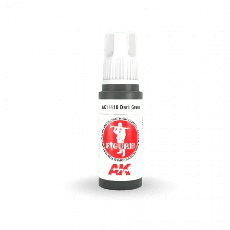 AK Interactive 3Gen Figures Acrylics - Dark Green 17ml - Gap Games