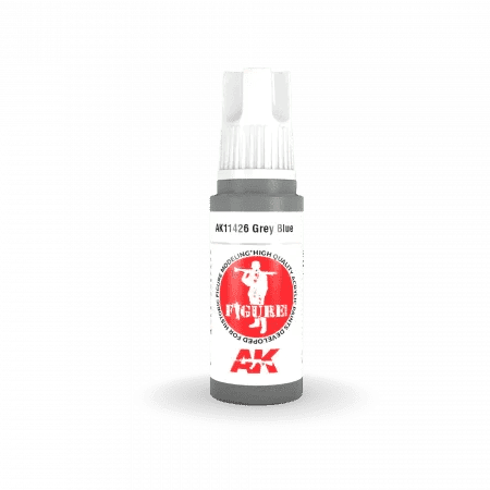 AK Interactive 3Gen Figures Acrylics - Grey Blue 17ml - Gap Games