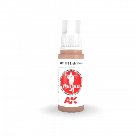 AK Interactive 3Gen Figures Acrylics - Light Flesh 17ml - Gap Games