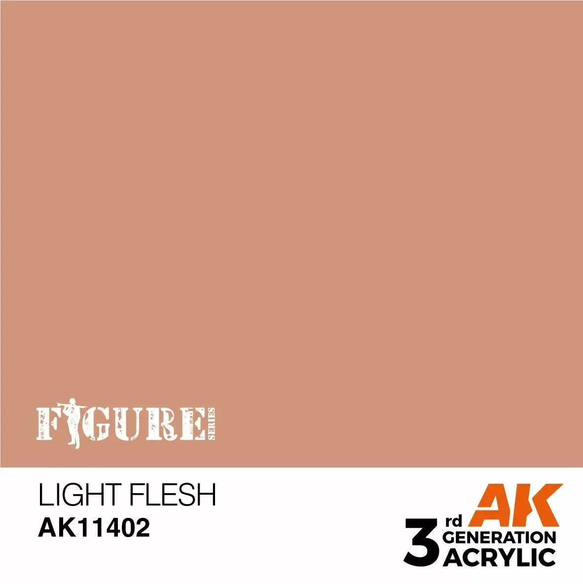 AK Interactive 3Gen Figures Acrylics - Light Flesh 17ml - Gap Games