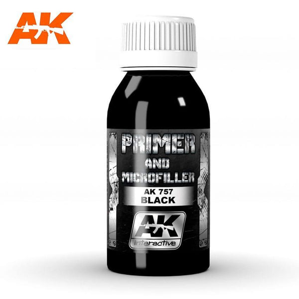 AK Interactive Metallic Black Primer And Microfiller 100 ml - Gap Games