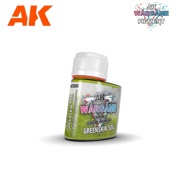 AK Interactive Wargame Enamel Liquid Pigments - Greenskin Soil 35 ml - Gap Games