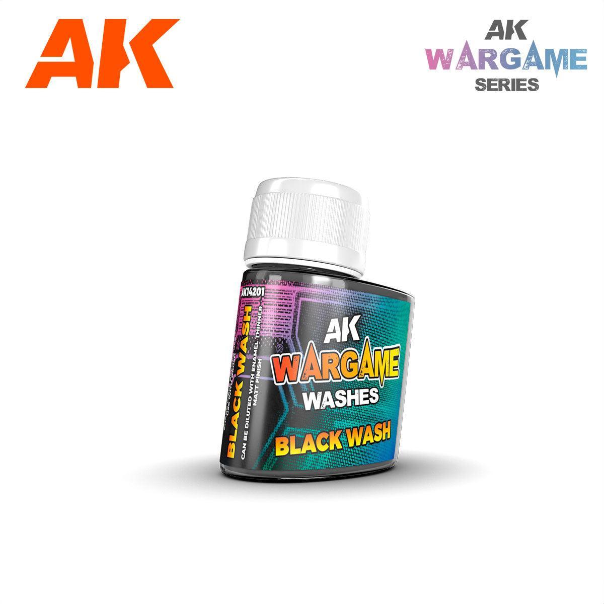 AK Interactive Washes - Black Wash 35ml - Gap Games