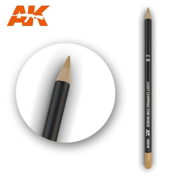 AK Interactive Weathering Pencils - Light Chipping for Wood - Gap Games