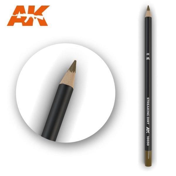 AK Interactive Weathering Pencils - Streaking Dirt - Gap Games