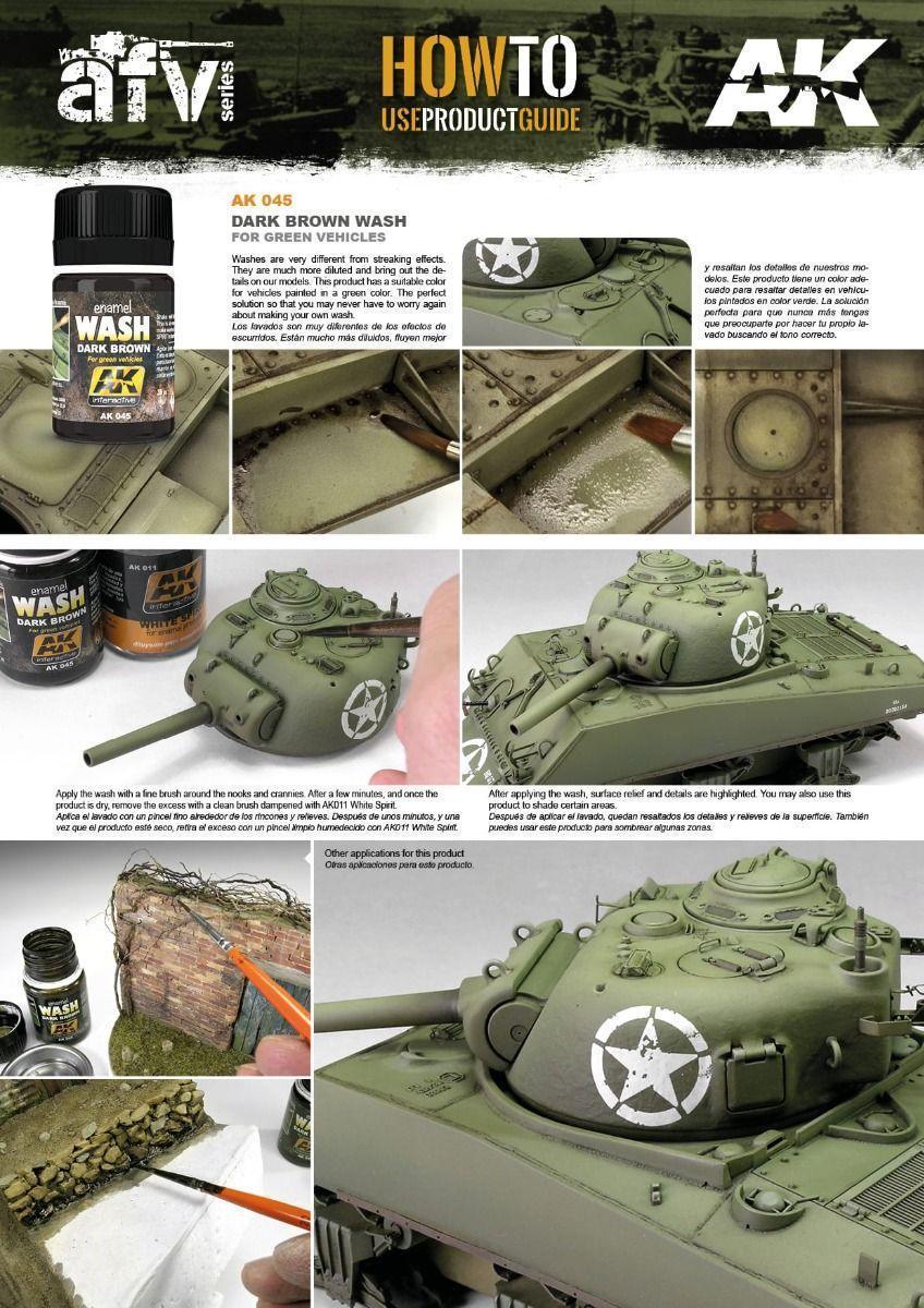 AK Interactive Weathering Products - Dark Wash For Green Vehicles - Gap Games