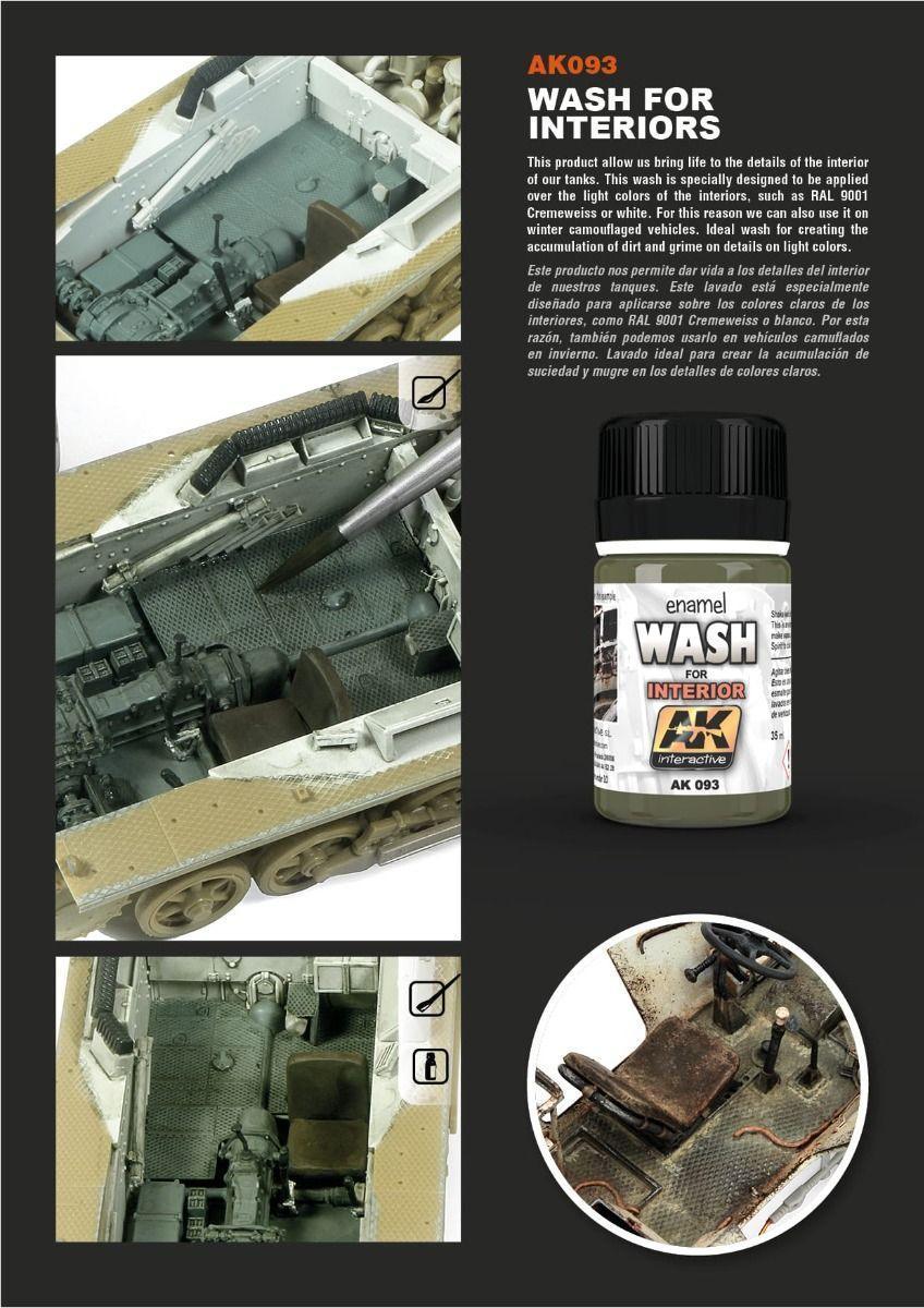 AK Interactive Weathering Products - Interior Wash - Gap Games