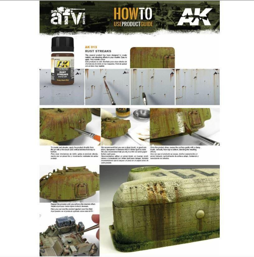 AK Interactive Weathering Products - Rust Streaks - Gap Games