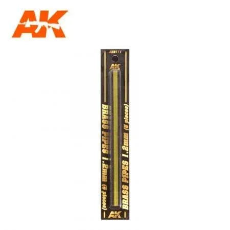 AK Interactive - Building Materials - Brass Pipes 1.2mm (5)