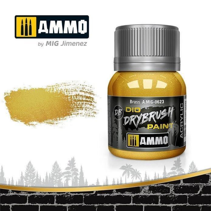 Ammo by MIG A.MIG-0623 Drybrush Brass - Gap Games