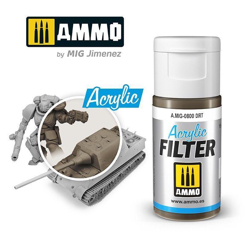 Ammo by MIG Acrylic Filter Dirt - Gap Games