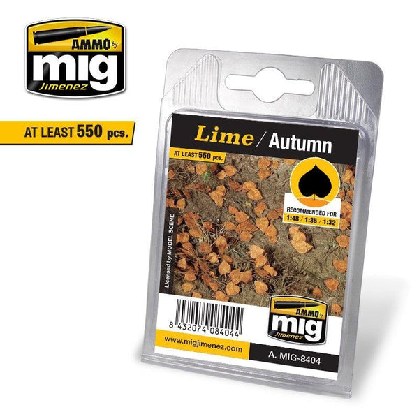 Ammo by MIG Dioramas - Leaves - Lime - Autumn - Gap Games
