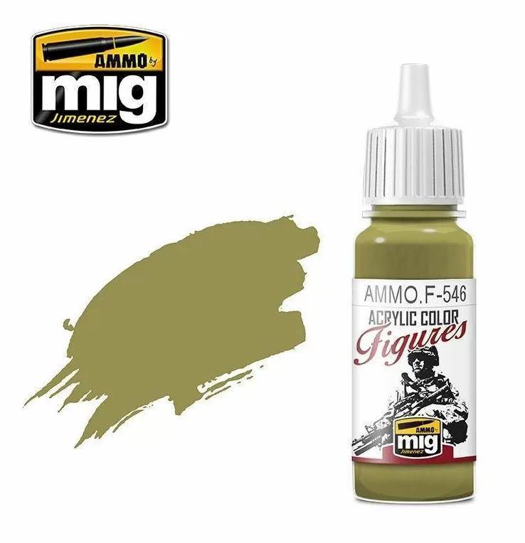 Ammo by MIG Figures Paints Ochre Brown 17ml - Gap Games