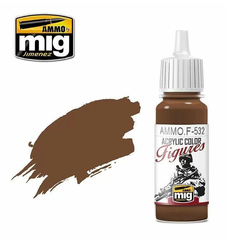 Ammo by MIG Figures Paints Red Brown 17ml - Gap Games