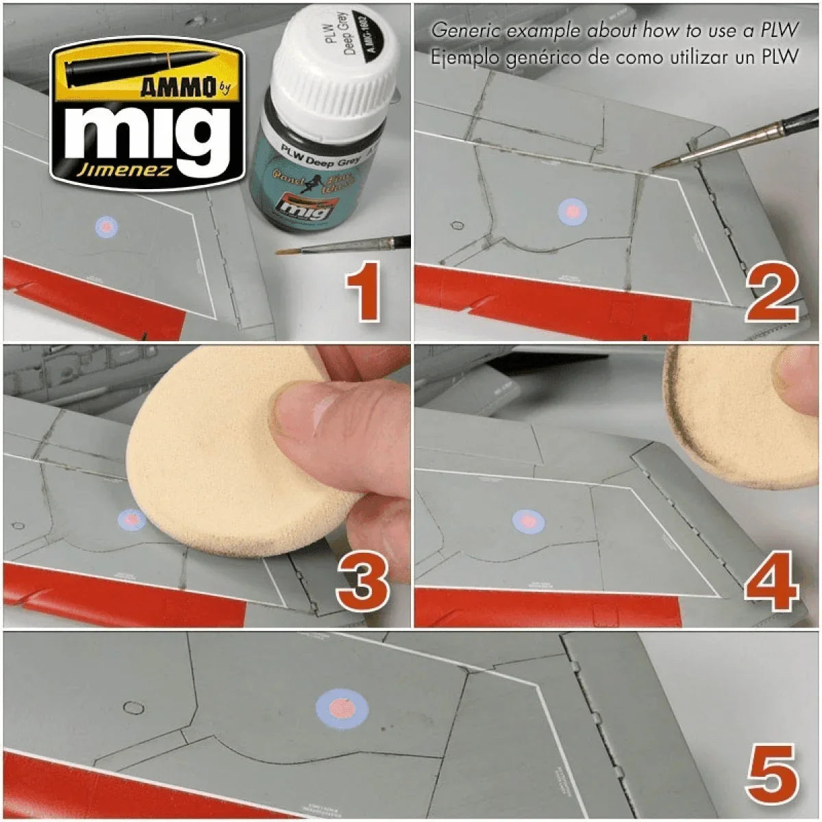 Ammo by MIG Panel Line Wash Black Night 35ml - Gap Games