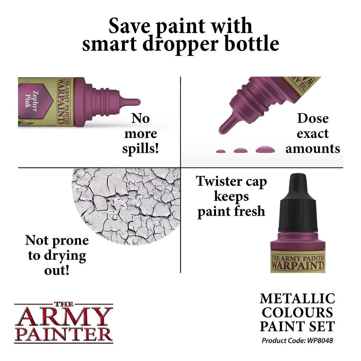 Army Painter - Warpaints Metallic Colours Paint Set - Gap Games
