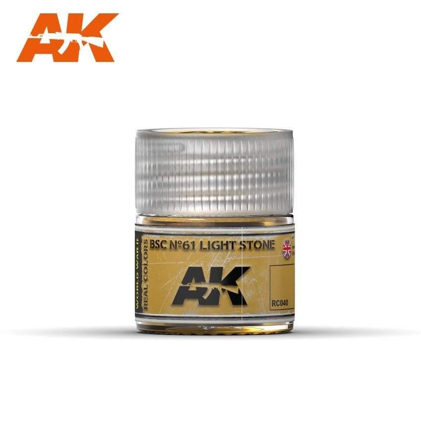 AK Interactive Real Colors - Acrylic Lacquer Paint 10ml bottle - BSC Nº61 Light Stone