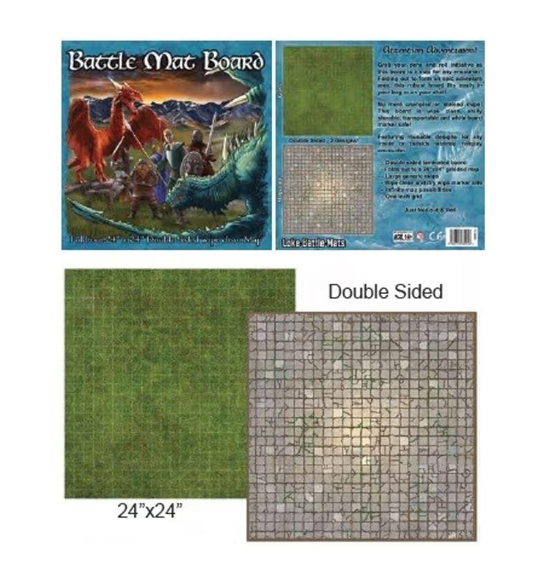 Battle Mat Board - Dungeon and Grass