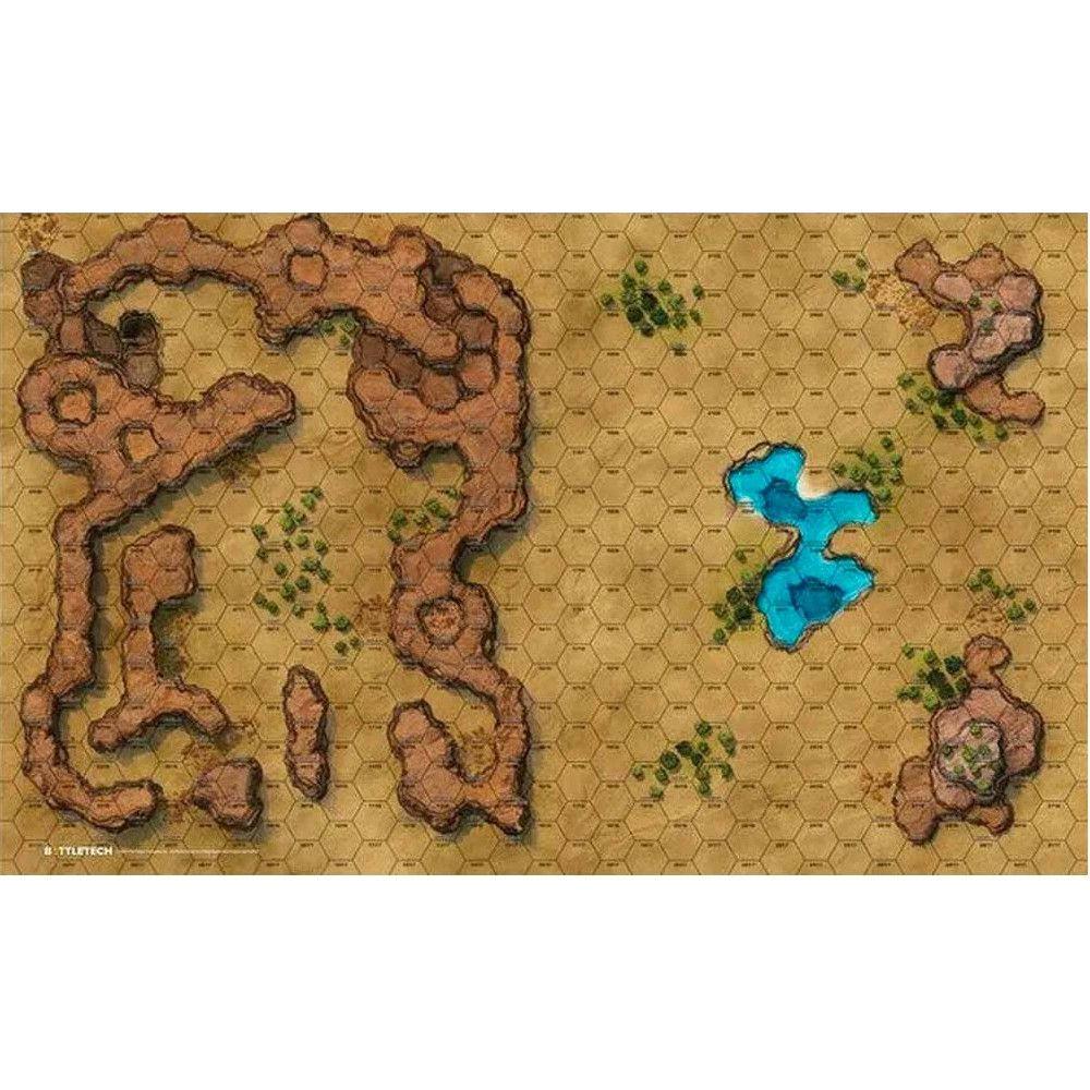 BattleTech: BattleMat: Savannah: Large Lakes