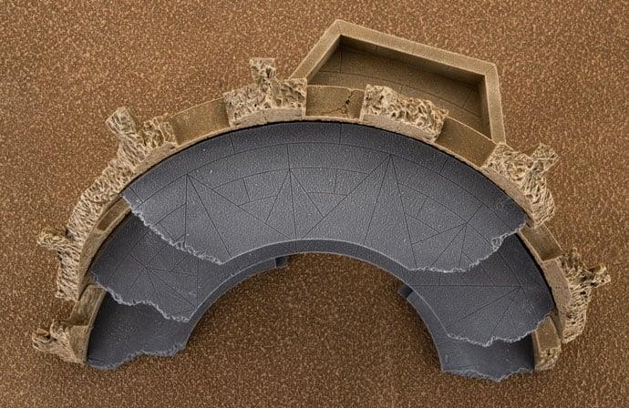 Battlefield in a Box: Gothic Battlefields: The Grand Vestibule - Sandstone