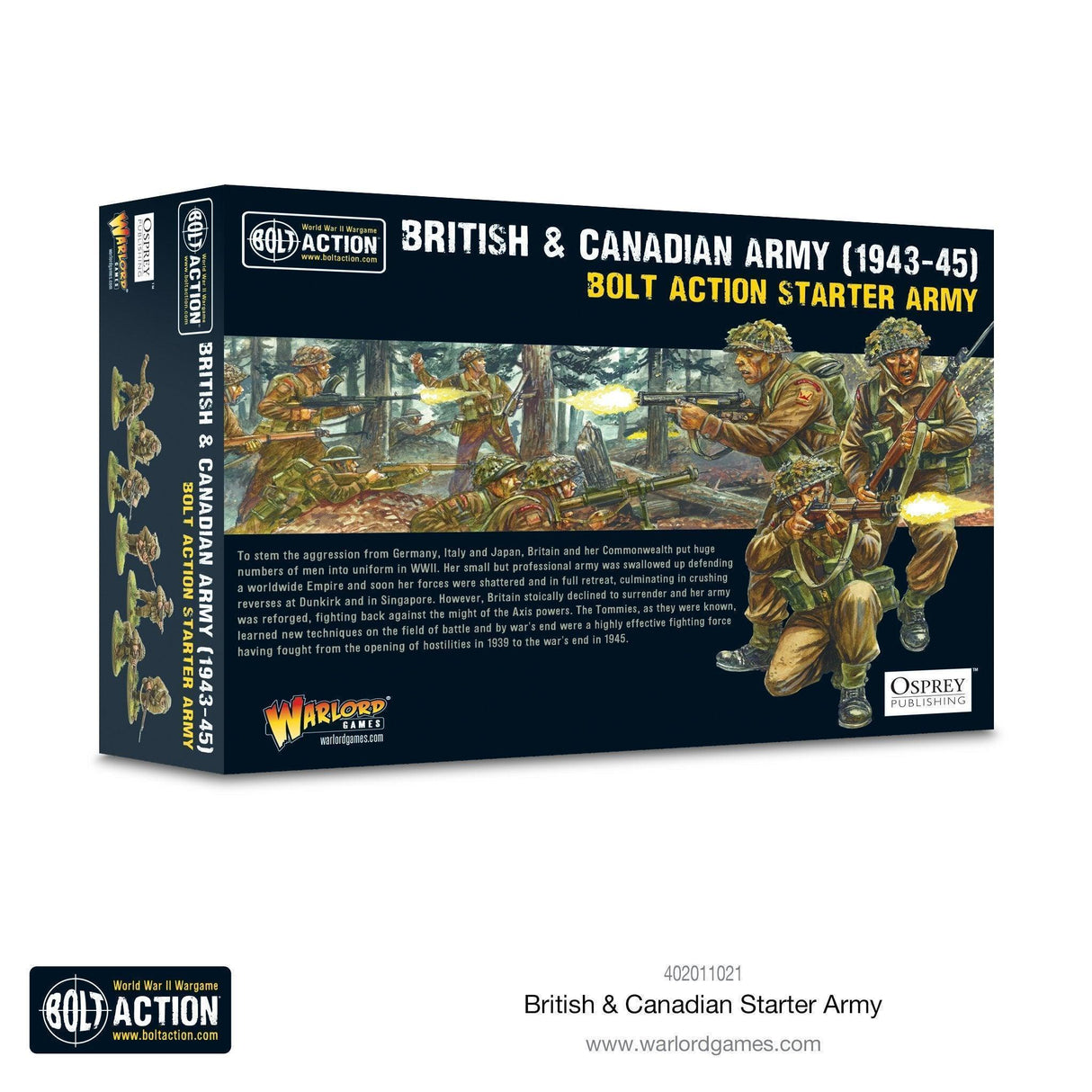 Bolt Action - British & Canadian Army (1943-45) Starter Army - Gap Games