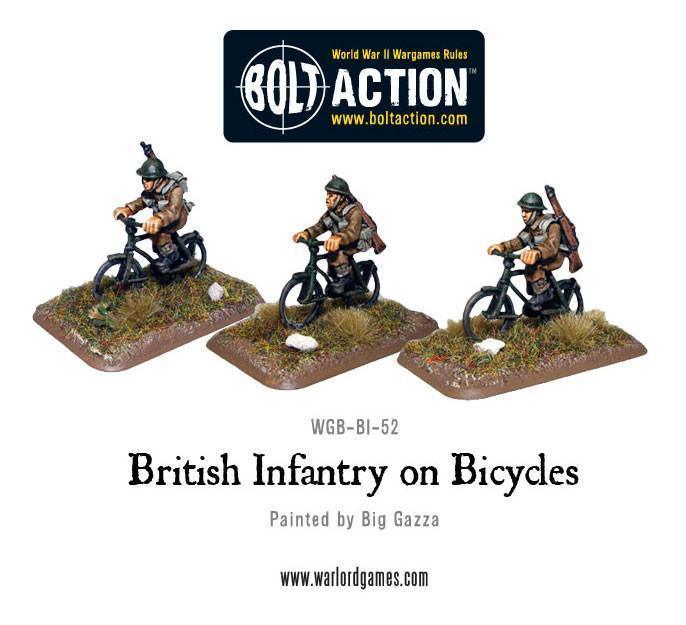 Bolt Action: British Infantry On Bicycles - Gap Games