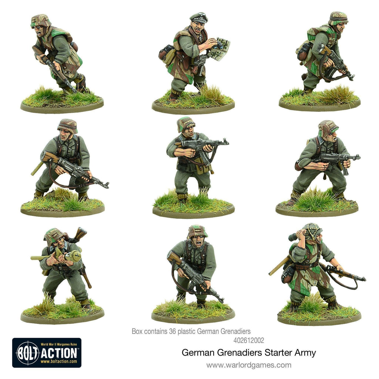 Bolt Action - German Grenadiers Starter Army - Gap Games