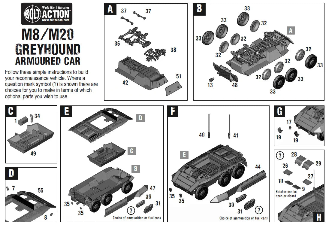 Bolt Action - M8/M20 Greyhound Scout Car - Gap Games