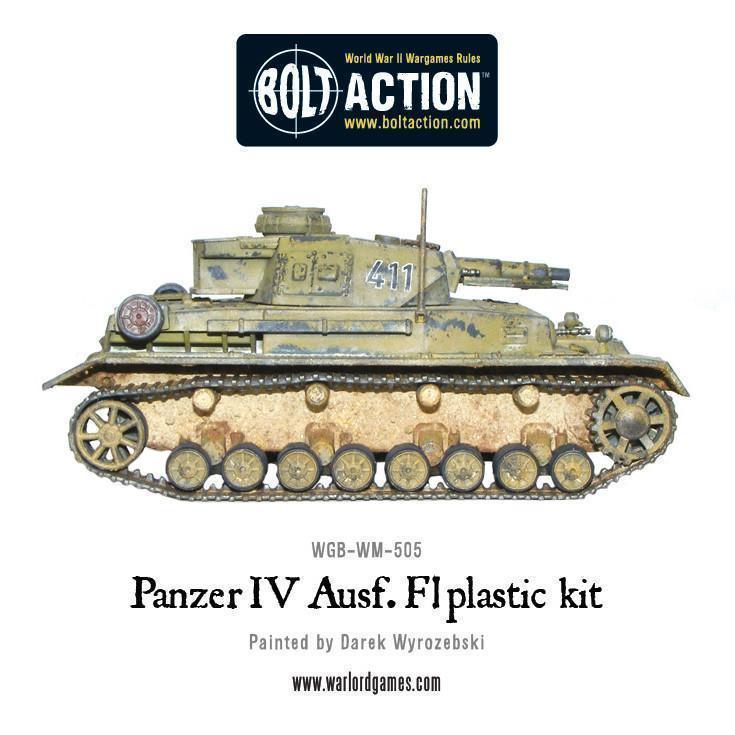 Bolt Action - Panzer IV Ausf. F1/G/H medium tank (plastic) - Gap Games