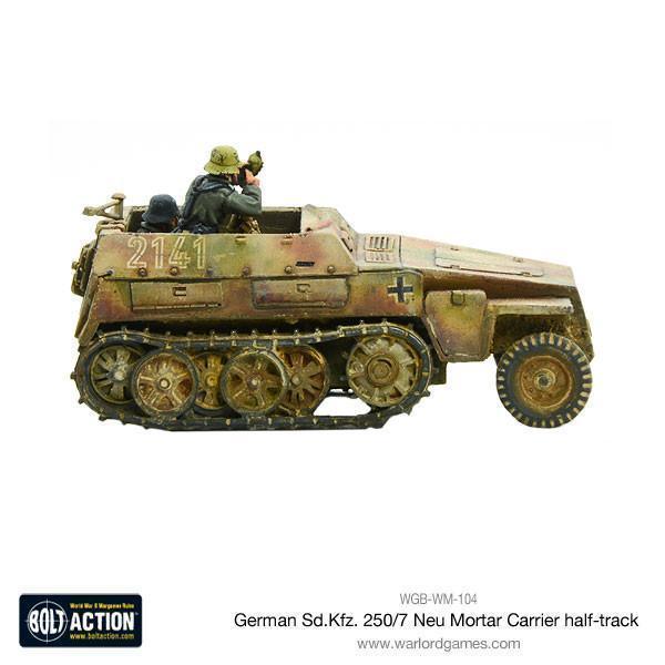 Bolt Action - Sd.Kfz 250/7 Neu Mortar Carrier Half Track - Gap Games