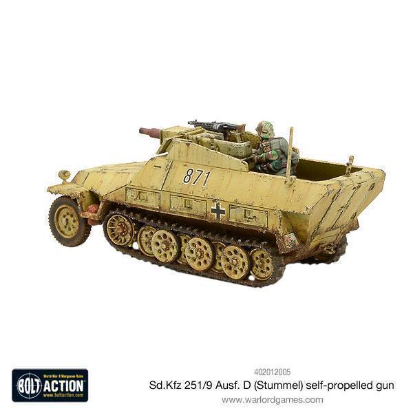 Bolt Action - Sd.Kfz 251/9 Ausf D (Stummel) half-track - Gap Games