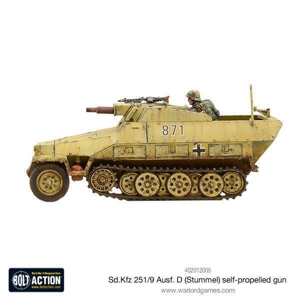 Bolt Action - Sd.Kfz 251/9 Ausf D (Stummel) half-track - Gap Games