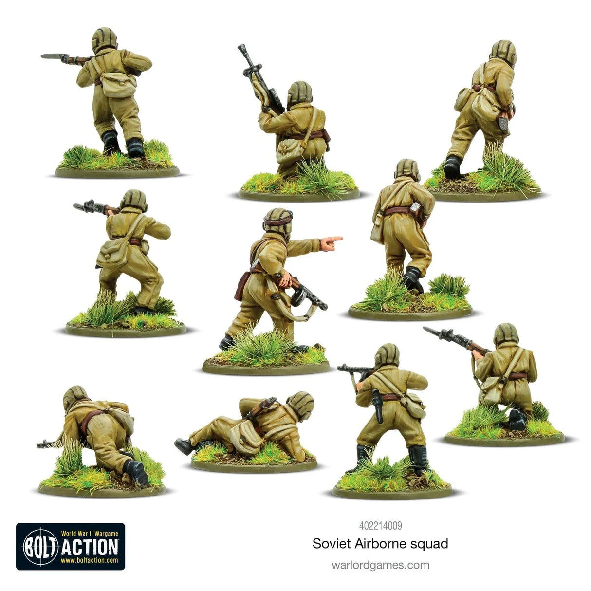 Bolt Action - Soviet Airborne Squad - Gap Games
