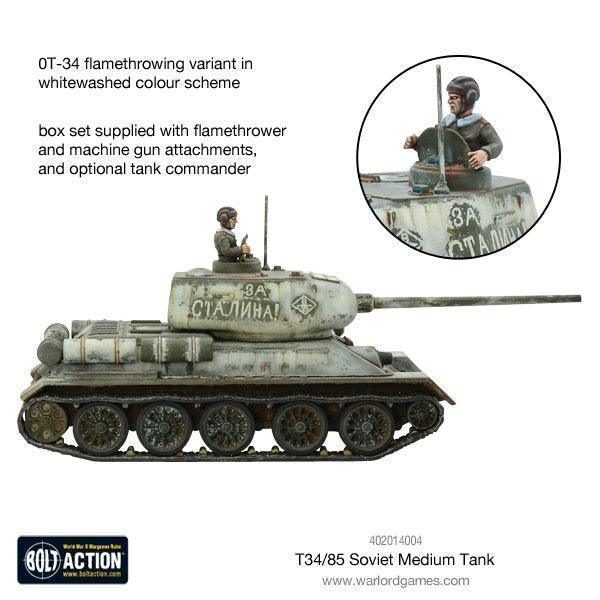 Bolt Action - T-34/85 medium tank (plastic) - Gap Games