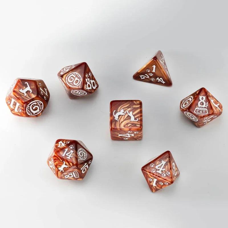 Q Workshop - Cats Dice Set - Muffin Dice Set 7