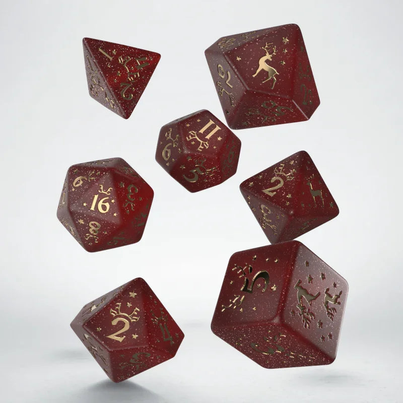 Q Workshop - Christmas Dice Set 7