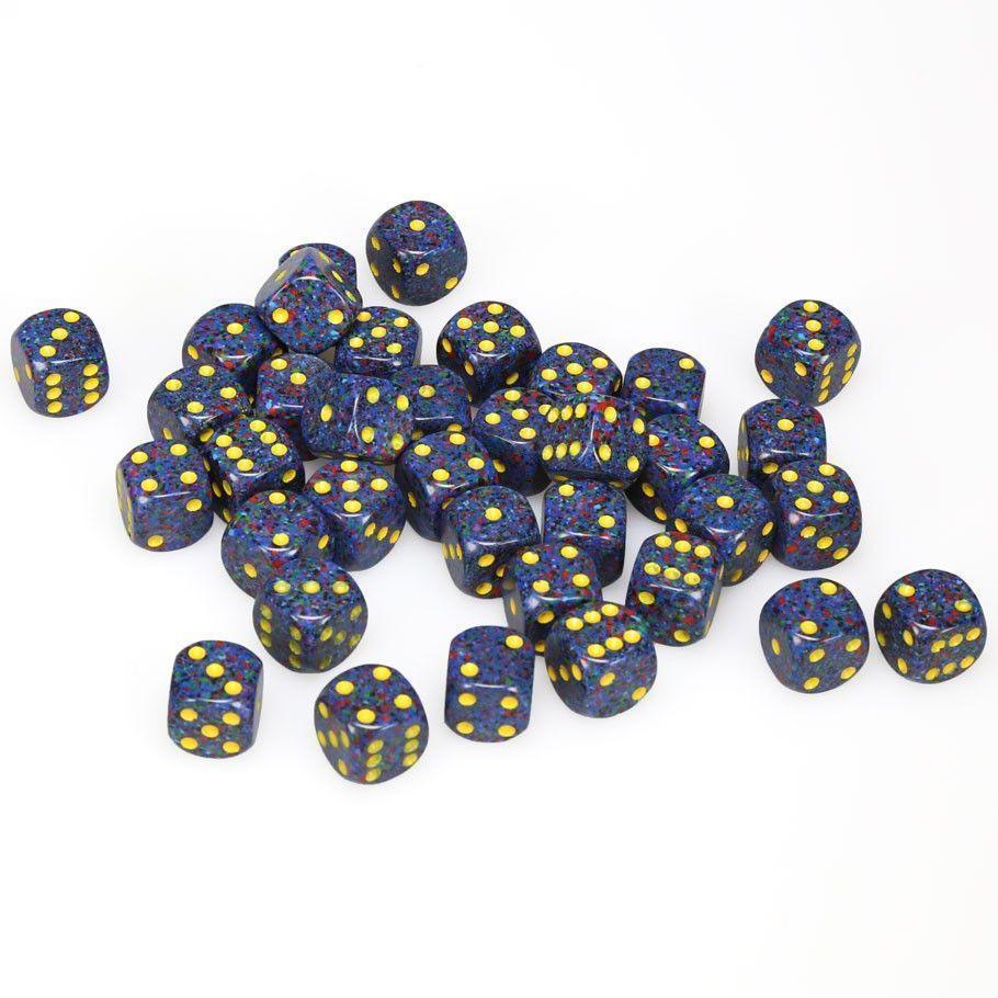 CHX 25966 Speckled 12mm d6 Twilight Block (36) - Gap Games