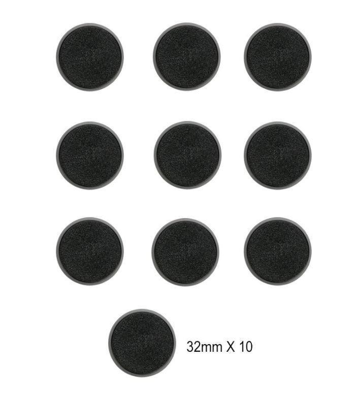 Citadel 32mm Round Bases (10 Pack) - Gap Games