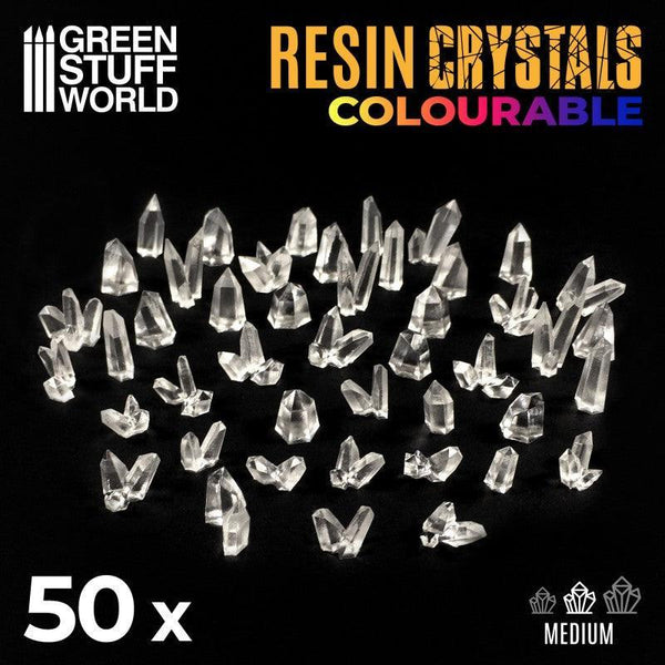 CLEAR Resin Crystals - Medium - Gap Games