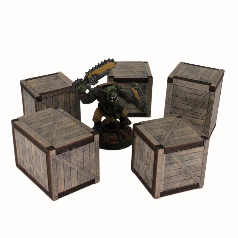 Battlefield Accessories: Crates Light - 28mm (TTR)