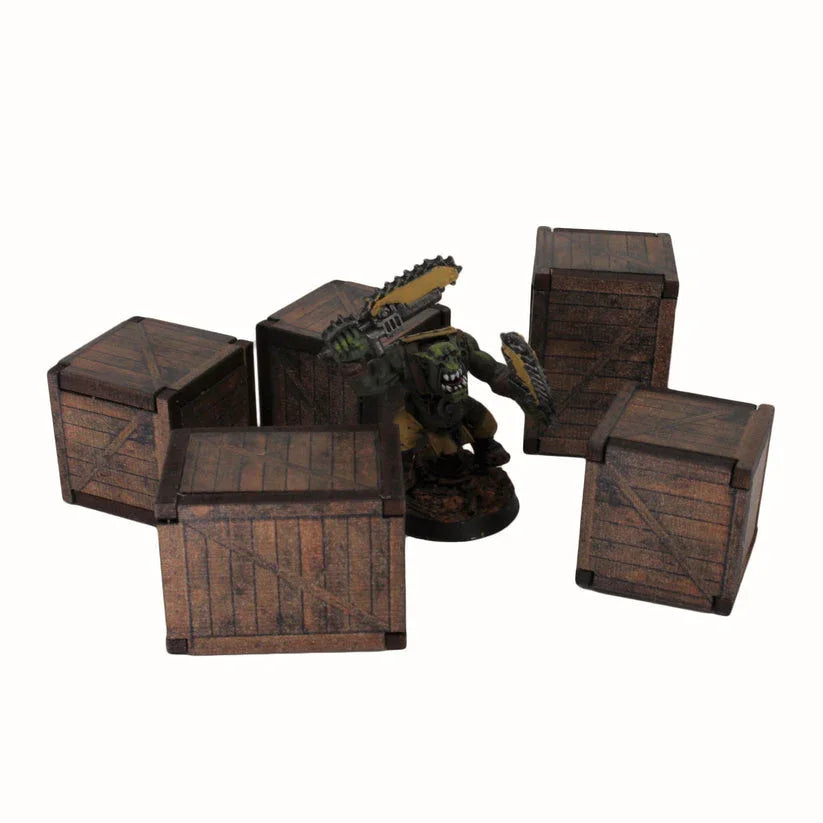 Battlefield Accessories: Crates Medium - 28mm (TTR)