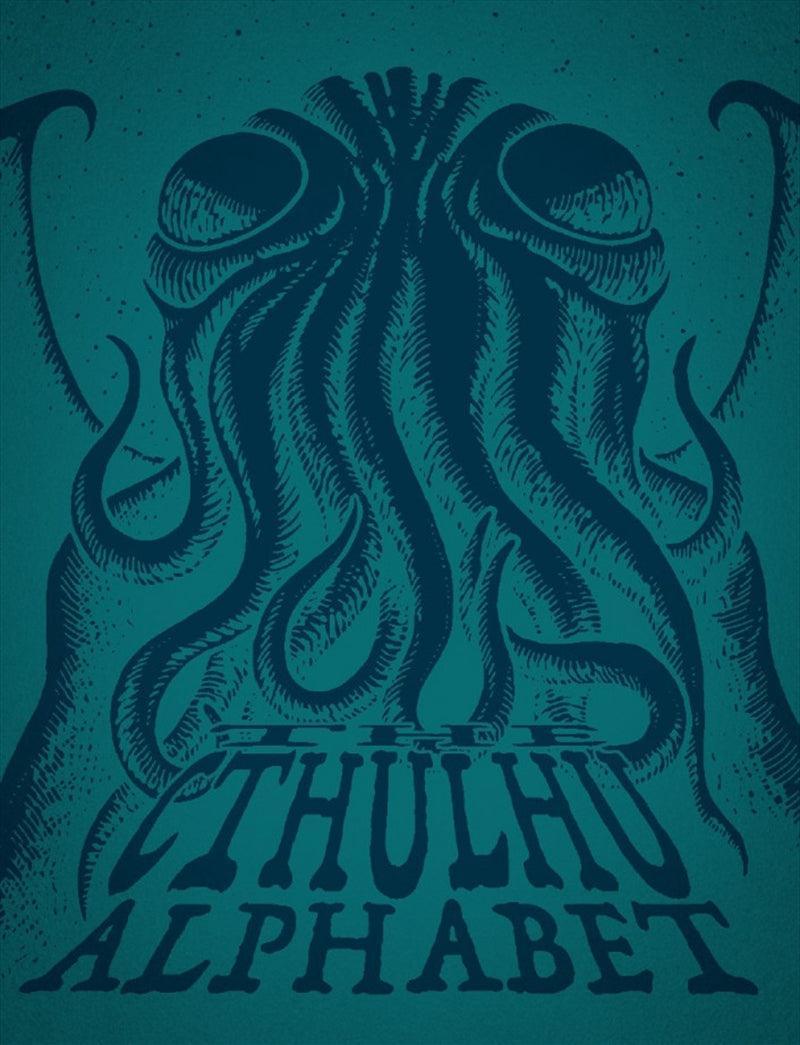 Cthulhu Alphabet RPG Supplement Hardback -Cerulean Foil Printing - Gap Games