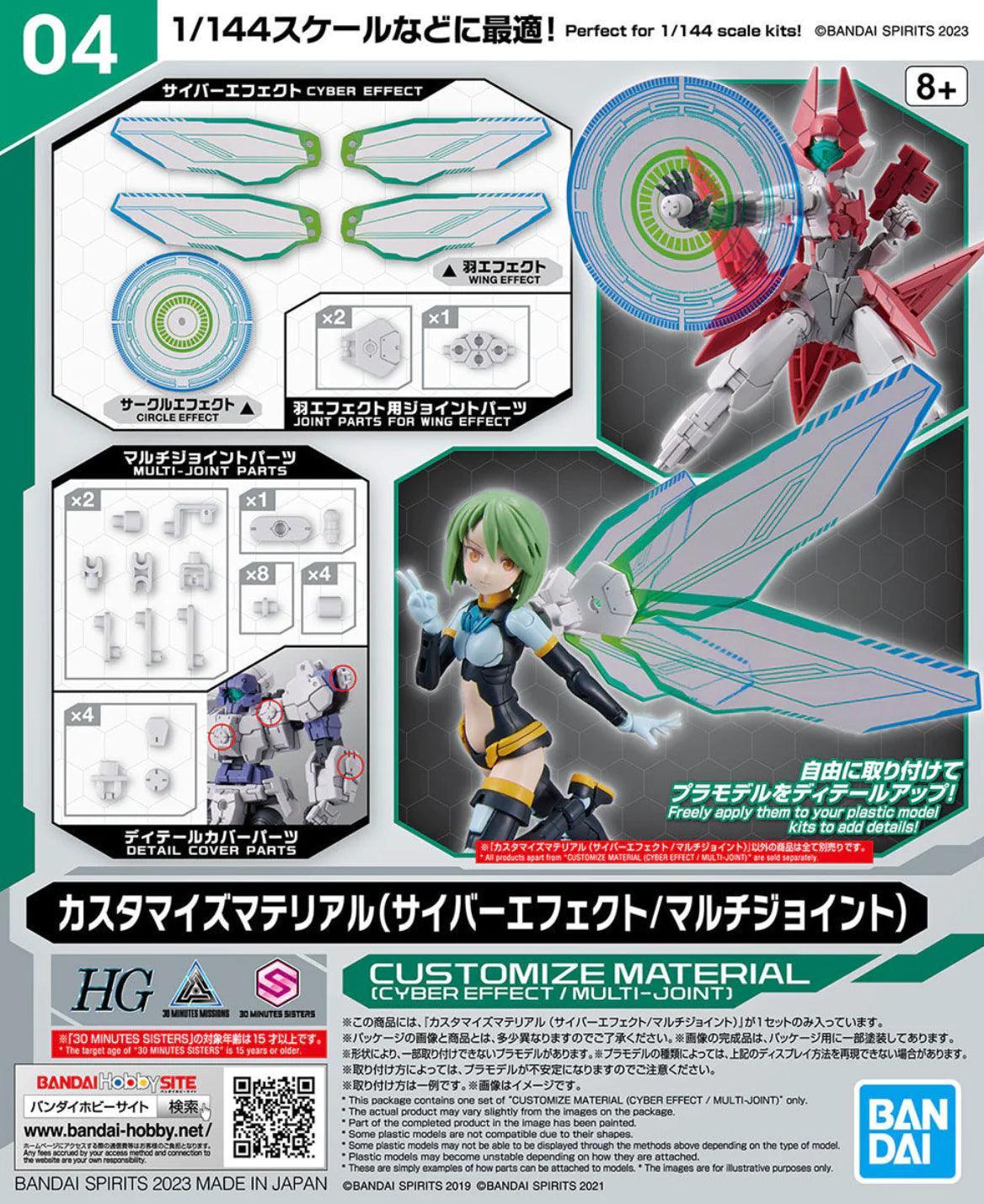 CUSTOMIZE MATERIAL (CYBER EFFECT/MULTIJOINT) - Gap Games