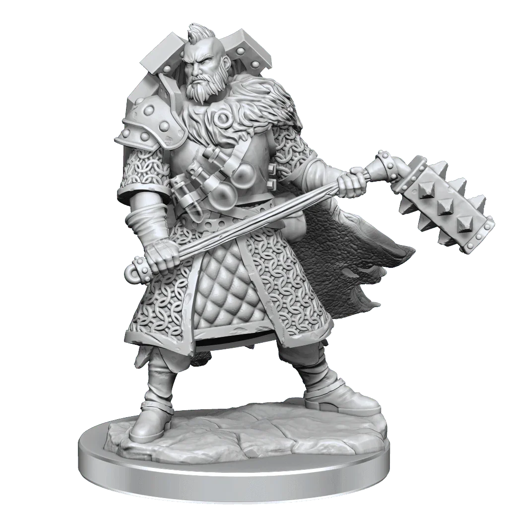 D&D Frameworks Human Male Fighter - Gap Games