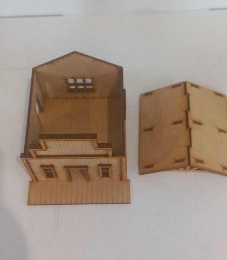 Dark Castle Terrain - Old West Shop 1 - Gap Games