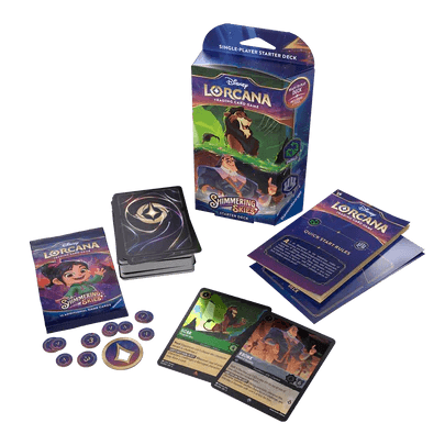 Disney Lorcana S5 Shimmering Skies Starter Deck - Amber Amethyst - Gap Games