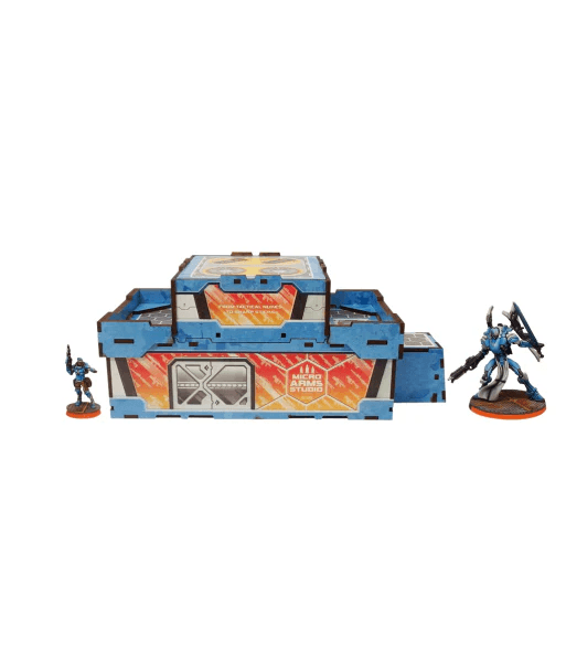 Micro Art Studio - District 5 Shops 1 (2) PREPAINTED (blue) - Pre-Order