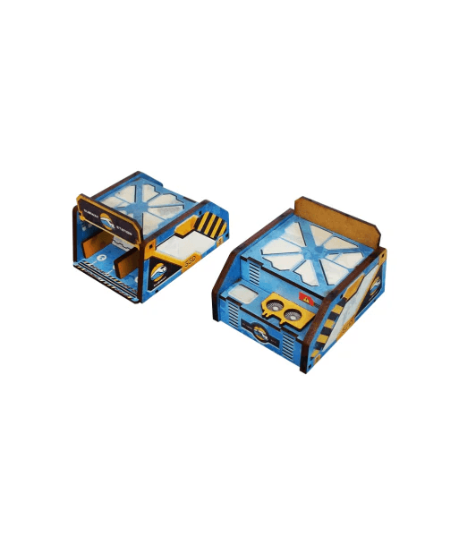 Micro Art Studio - District 5 Subway Entrance (2) (Pre-painted) (blue)