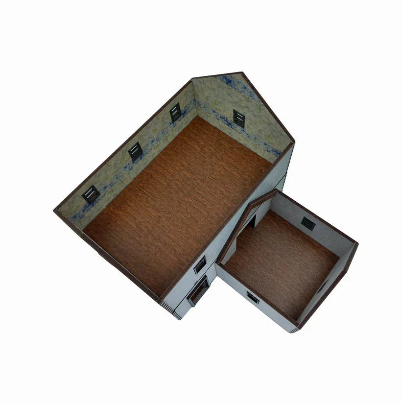 Battlefield Accessories: Double Story House 2 - 28mm (TTR)